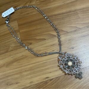 Rush by Denis & Charles Beaded Pendant Necklace